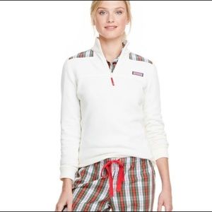 Vineyard Vines Cream and Holiday Plaid Shep Shirt size XS